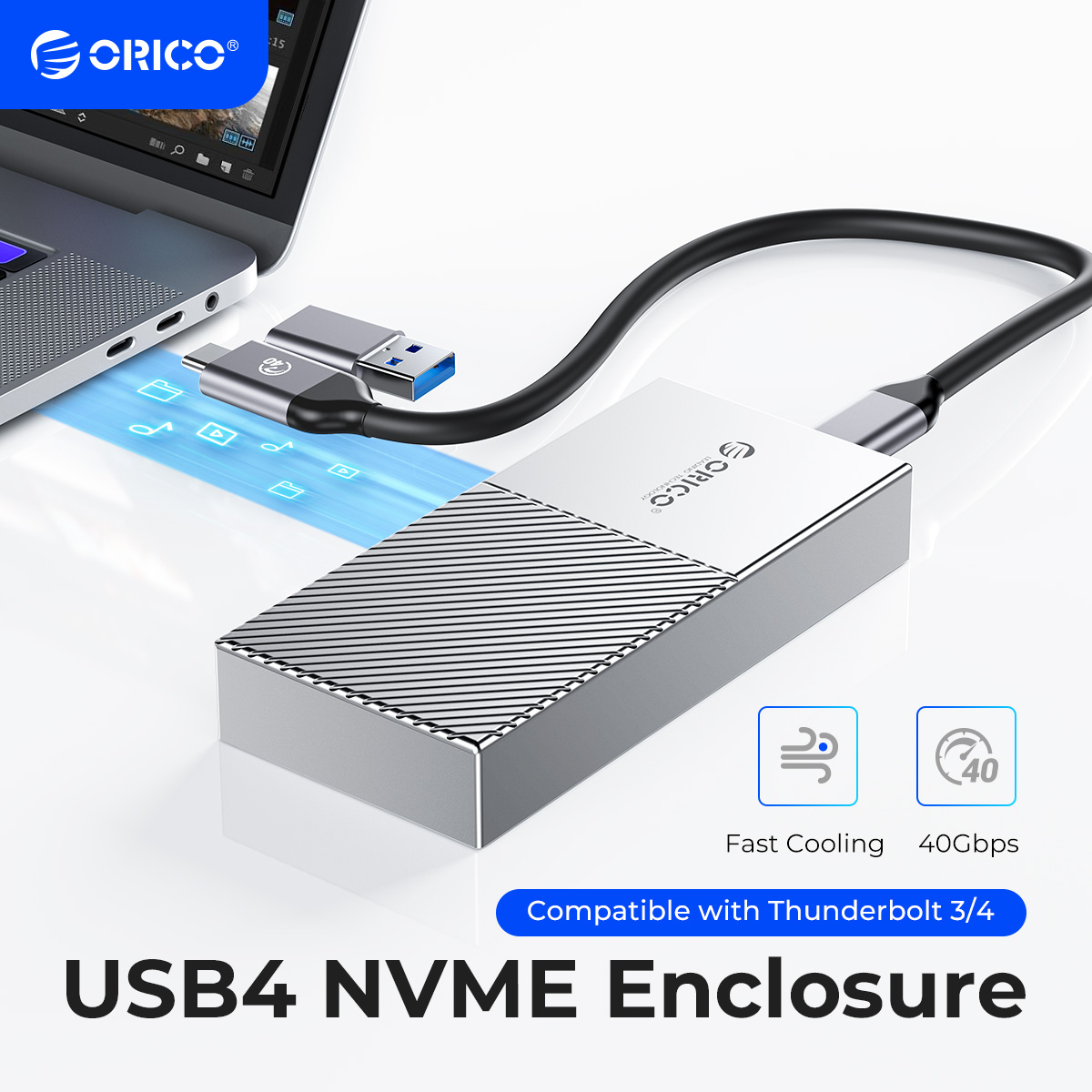 Thunderbolt 4 External Ssd 4Tb - Obudowa ORICO USB4 NVMe SSD 40