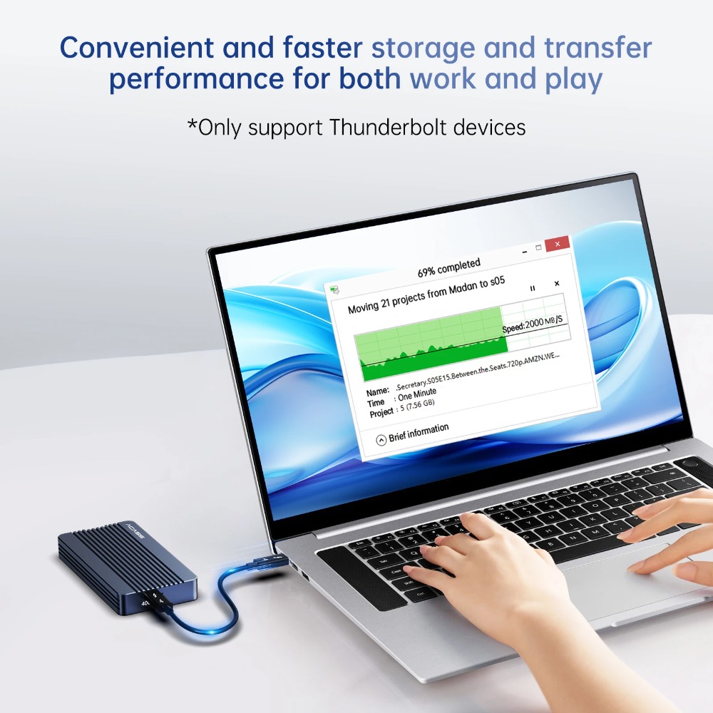Obudowa Acasis 40Gbps USB 4.0  – 8Tb M2 Nvme Ssd recenzja i cena